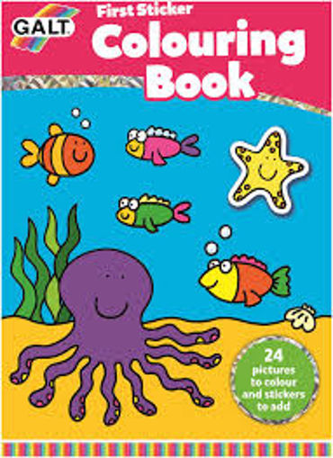 Picture of FIRST STICKER COLOURING BOOK